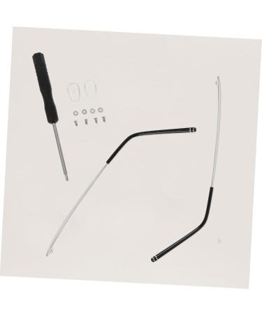 Replacement Glasses Frame Set | Healeeved Spare Parts for Brillen Repairs | Brown & Silver Arms & Legs | 13.20x0.30cm - Buy Online on GoSupps.com