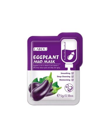 Mud Film Facial Mask Mud Facial Cleaning Mud Film Eggplant Mud Mask