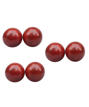 Beavorty 6 STK Chinese health massage balls Muscle roll Savering devices Sort Awarfbears Ball Massage Ball Health Prevention -Balls China Product Fitness Massage device Red