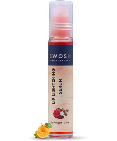 SWOSH Lip Serum For Dry Lips and Dark Lips to Pink Lips(10 ml) Lightening Lip Serum Roll On For Visibly Plump Glossy Shiny and Soft Lips For Women and Men | Vitamin E Organge Oil and Fragrance - Buy Online on GoSupps.com