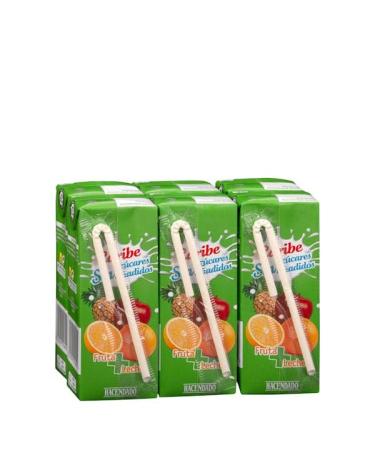 Fruit + lait saveur Cara bes Hacendado sans sucres ajout s lot de 6 6 mini briques de 200 ml