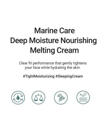 Heimish Marine Care Deep Moisture Nourishing Melting Cream 2.0 fl.oz | Hydrating Facial Moisturizer with Marine Water | Korean Skincare for Dry Skin | Anti-Aging Face Cream - Buy Online on GoSupps.com
