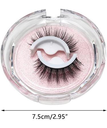 TiSkying False Eyelashes Stickers without Glue Reusable Long Eyelashes Waterproof Self-Adhesive Eyelashes No Liner Fake Lashes Natural Look for Women - Buy Online on GoSupps.com