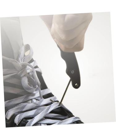 Clispeed Hockey Jersey Laces - 2 Pieces Perfect for Ice Skates & Sports Bags - Durable Elongated Hook for Easy Tightening - Ideal for Children & Adults - Buy Online on GoSupps.com