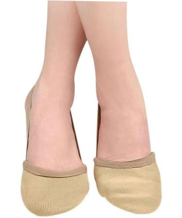 NOLITOY Half Palm Toe Sleeve Socks - Non-Skid Footies for Women & Men | Half Sole Jazz Belly Foot Pads | Non-Slip Shoe Protector Accessories - Buy Online on GoSupps.com
