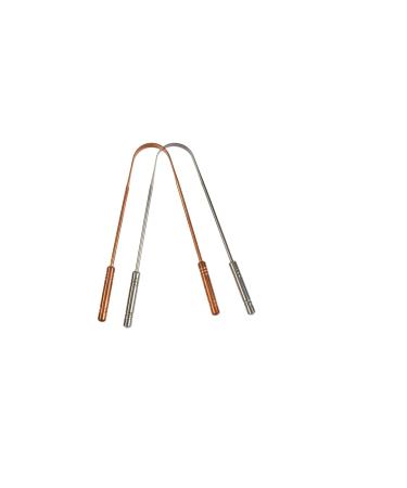 Buy 100% Genuine Copper & Stainless Steel Tongue Cleaner - Stop Bad Breath | Tongue Scraper for Adults - 1 PC Each - Buy Online on GoSupps.com