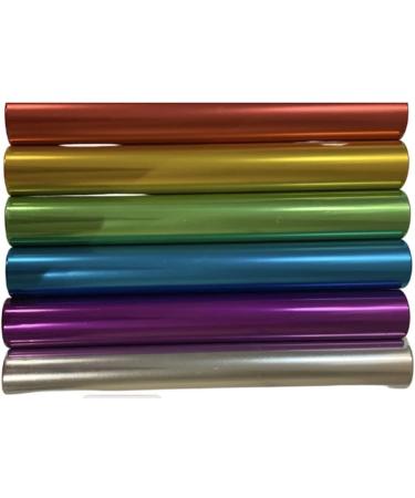 Senior Size Aluminum Relay Batons - Set of 6 Assorted Colors - Buy Online on GoSupps.com
