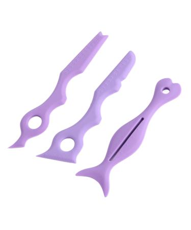3pcs Silicone Stencil Eyebrow Shaping Stencils Aid Tool for Makeup Beginners