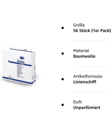 Samu Classic Maxi Postpartum Pads | 56 Inserts for Comfort & Protection | International Shipping Available - Buy Online on GoSupps.com