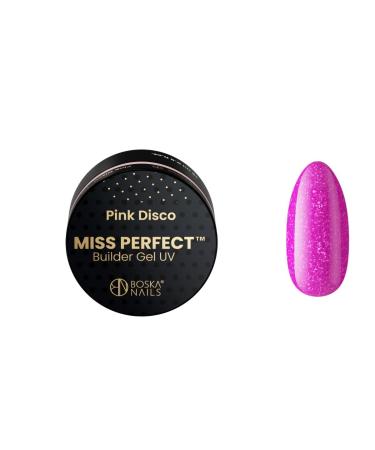 Divine Nails Miss Perfect Pink Disco Builder Gel 15 ml
