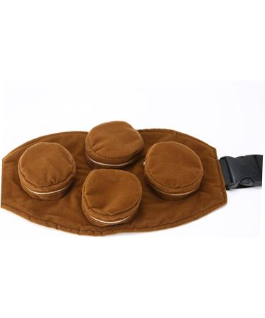 OHPHCALL 1 Set 4pcs Drilldo Tableware Sucker Health Moxibustion Touch Screen Cloths Hot Smokeless Moxa Purifier Moxibustion Burner Holder Heat Holder Metal Massage Moxibustion Pot Size 3 Brown - Buy Online on GoSupps.com