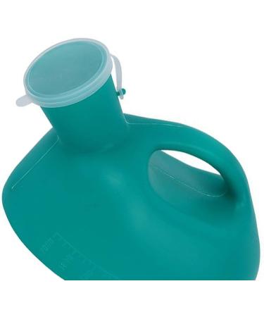 Urinals for Men - 2000mL Thick Plastic Mens Bedpan Bottle with Lid - Male Portable Pee Bottles - Travel Urine Collection Containers(Green) Happy - Buy Online on GoSupps.com