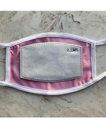 Brando Moon Reusable Washable Face Mask with PM 2.5 Filter - Comfortable Soft Cotton - Wide Fit (Pink) - International Shipping Available - Buy Online on GoSupps.com