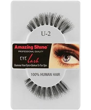 Amazing Shine Human Hair False Eyelashes - U2 - Buy Online on GoSupps.com