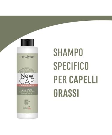  Erba Vita ERBA VITA Shampoo for oily hair cosmetic product to cleanse and remove impurities from the scalp - 250 ml - Buy Online on GoSupps.com