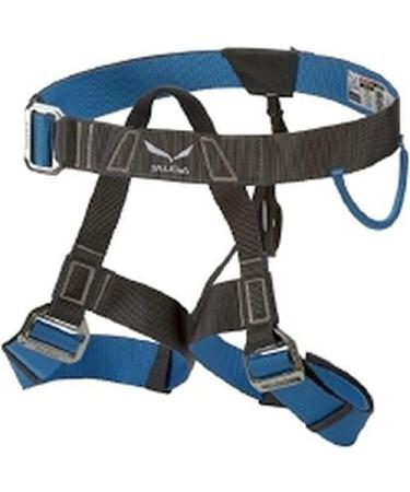 Salewa VIA FERRATA EVO Harness - Carbon/Polar Blue (M-XXL) | Premium Climbing Gear for Adventurers - Buy Online on GoSupps.com