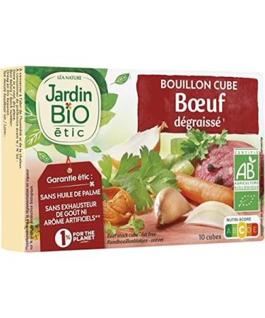 Bouillon Cube Boeuf D graiss Bio Cubes 100G - Savoureux et naturellement bio pour une cuisine saine - JARDIN BIO - Lot De 3 - Buy Online on GoSupps.com