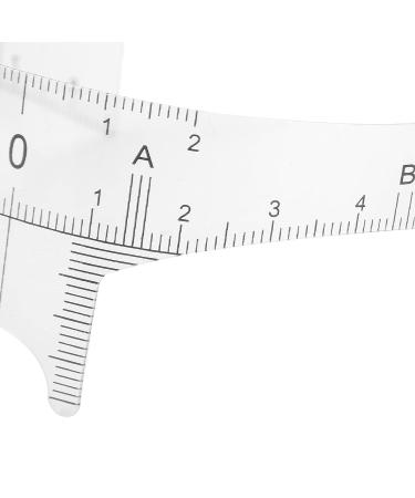 Symmetrical Balance Tattoo Eyebrow Ruler and Nose Positioning Stencil for Microblading - Grooming and Measurement Tools - Buy Online on GoSupps.com