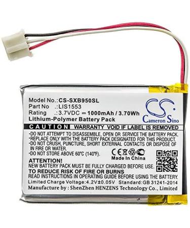 Buy LIS1553 1000mAh Battery Compatible with WH-CH700N MDR-XB950N1 SRS-WS1 | International Shipping Available - Buy Online on GoSupps.com