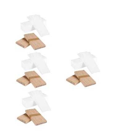Magiclulu wax bars 800 pcede wax papier Waxes Wax stripes for eyebrows wax stabbing wax applicator sticks for the body grow eyebrow wax hard wax face wood