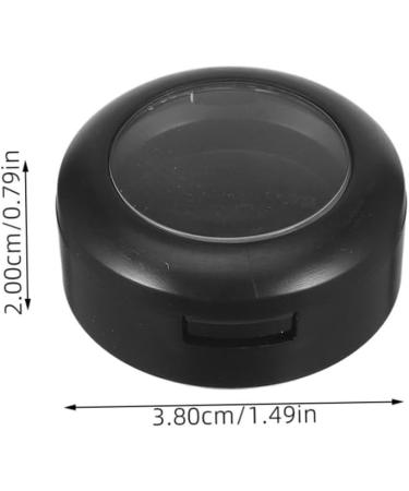 FOMIYES 20 pcs Replacement Organizer with Plate Eyeshadow Travel Mirror Compact Pan for Empty Makeup Case 3.8x3.8cmx2pcs Blackx2pcs - Buy Online on GoSupps.com