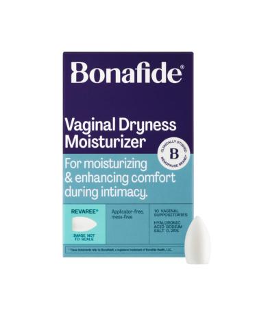 Bonafide Revaree Drug-Free Hormone-Free Vaginal Moisturizer with Hyaluronic Acid 1 Month Supply 10 Count (Pack of 1) - Buy Online on GoSupps.com