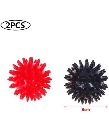 2 Pack Full-Body Hedgehog Stress Balls - Massage & Fitness Sphere for Sensory Training | Ideal for Gymnastics & Sports - Buy Online on GoSupps.com