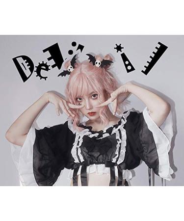 Dark Gothic Skull Bat Hair Clips for Cosplay & Halloween Party - 2 Pack - Buy Online on GoSupps.com