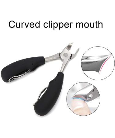 Nail Clipper Set Pliers Tool Pedicure Dead Skin Remover Set Pedicure Clipper for Women Men(Black suit) - Buy Online on GoSupps.com