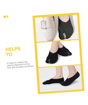 Mobestech 4 Pairs Bunion Separators & Boat Socks - Portable Straightener & Stretcher for Bunions | Corrective Stockings & Splitters - Buy Online on GoSupps.com