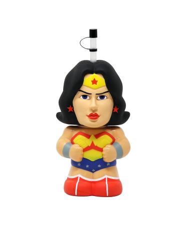 Party Animal DC Comics Superhero Big Sip Water Bottle, 16 oz., Wonder Woman