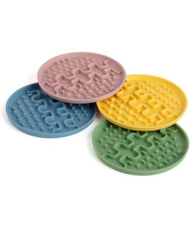 Bonameco Slip Mat for Dogs & Cats - Lick Mat for Healthy Digestion Anti-Slip & Easy to Clean - Mini Pink Slow Feeder - Buy Online on GoSupps.com