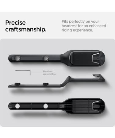 Buy Spigen Tesla Model Y Car Rear Seat Safety Belt Clip Accessories - Vehicle Seat Belt Adjuster 2 Pack - Black for Safety & Comfort - Buy Online on GoSupps.com