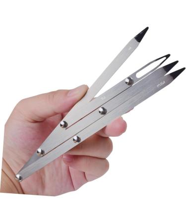 POPETPOP 3 pcs Ratio Silver Eyebrow Steel Position Tattooing Stainless Flexible Ruler Gold Tool Measuring - Buy Online on GoSupps.com
