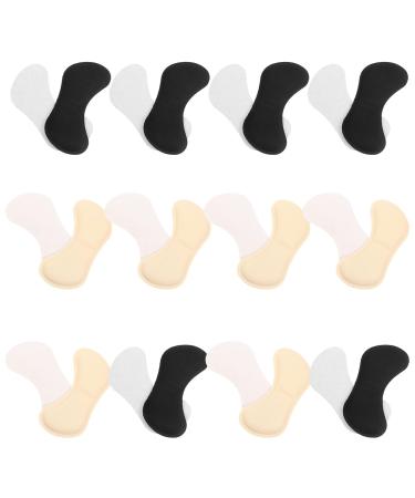 Hemoton 12 Pairs Heel Pad High Heels Womens Heels Durable Heel Grips High Heel Cushions Shoe Heel Liners Thickened Heel Grips Heel Protection Liners Supple Heel Grips High Heel Liners Foam