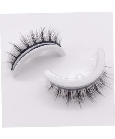Buy Self Adhesive Waterproof Fake Eyelashes - Reusable Natural Fluffy Lashes (2 Pairs) - Shop Now - Buy Online on GoSupps.com