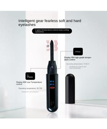 Paociuro Portable Electric Eyelash Curler Electric Heated Eyelash Curler Electric Eyelash Curler USB Rechargeable Long-Lasting Electric Makeup Tools - Buy Online on GoSupps.com