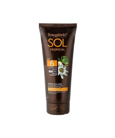 Bottega Verde Bottega Verde - SOL Tropical - Body cream - golden and uniform tan - with Brazilian walnut oil and Maracuj extract - SPF6 low protection (200 ml) water resistant
