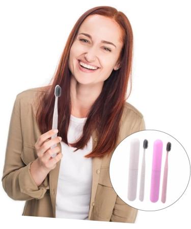 Frcolor 6 STK Travel Toothbrush Set - Ultra Toothbrush Container for Kids & Adults - Long Handle Tooth Cleaning Tools - Perfect for Home & Travel - Buy Online on GoSupps.com