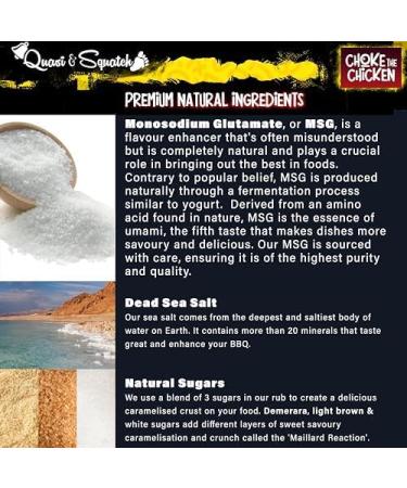  Quasi & Squatch Quasi & Squatch 2 x BBQ Bottles - Choke The Chicken - 2 Large BBQ Bottles 440g - Buy Online on GoSupps.com