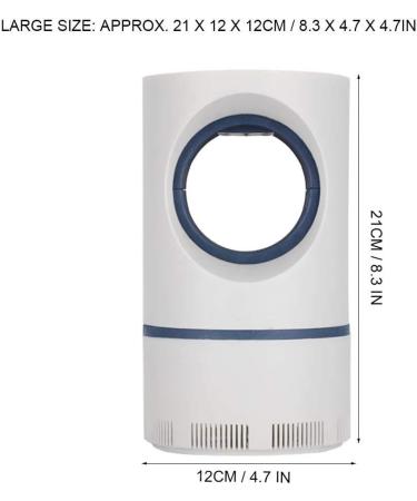 Effective Insect Killer & Mosquito Trap - 360 Silent Zapper Safe & Energy-Saving Ideal for Indoor/Outdoor Use - Buy Online on GoSupps.com