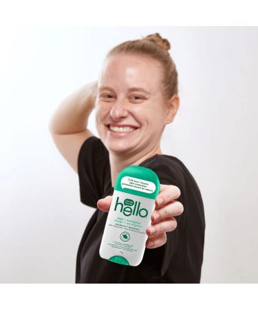 Hello Sage + Eucalyptus Natural Deodorant with Shea Butter Aluminum Free Parabens Free 73g Sage + Eucalyptus 73 g (Pack of 1) - Buy Online on GoSupps.com