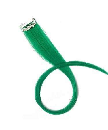 Color Highlight Synthetic Hair Extensions And Hair Clips In A Colored 20-inch Fashion Wig 18inches #24