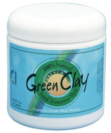 Rainbow Research French Green Clay Facial Treatment Mask Powder 8 oz (225 g)