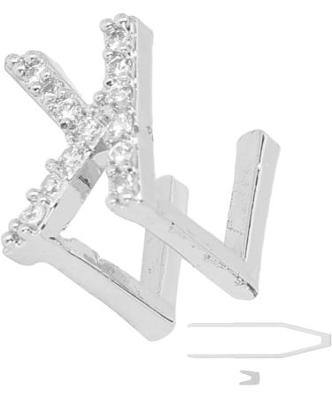 Verdant Touch Hip Hop Hollow Tooth - Removable Silver Teeth Brace Decoration for Costume Parties - Buy Online on GoSupps.com