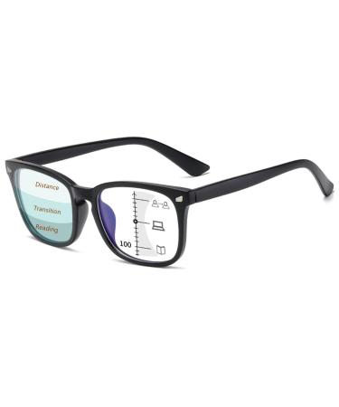 Lanomi varifocal glasses women men progressive multifocal reading glasses blue light filter rectangle reading aid anti -fatigue progress.