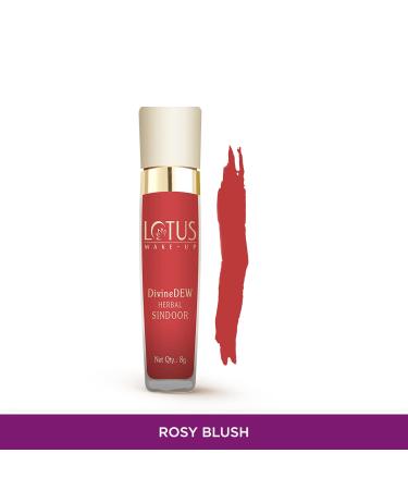 Lotus Herbals DivineDew Herbal Sindoor Rosy Blush 8g - Natural & Long-Lasting - Buy Online on GoSupps.com