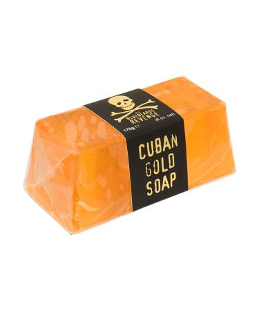The Bluebeards Revenge Cuban Gold Mens Soap Bar Mens Moisturising Soap Bar For Sensitive Skin 175g Cuban 175 g (Pack of 1)