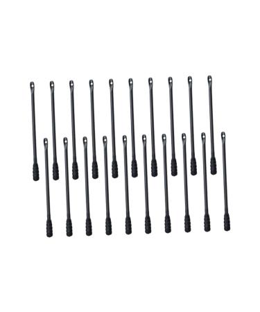 100pcs Double Head Ear Spoon Cotton Swab Organic Ear Swab Ear Ear Wax Pick Double Cotton Buds Long Earwax Scooper Ear Cleaner Tool Ear Pick Tool Abs Child Multifunction