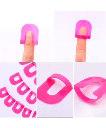 26pcs Rose UV Gel Polish French Nail Art Protector Kit | Anti-Overflow Manicure Tools - Buy Online on GoSupps.com